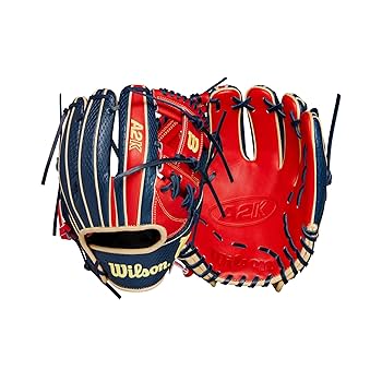 Wilson 赤グローブ Wilson ソフトボール グローブ（色：レッド系）｜ソフトボール